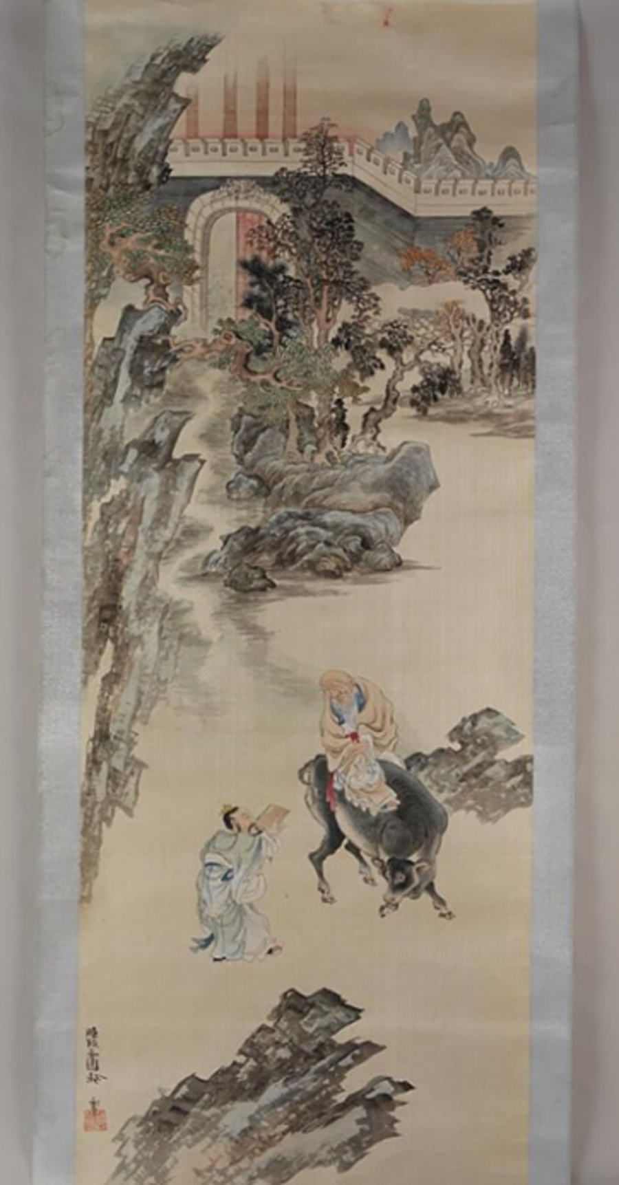 ▲ Чан Сыноп (Овон) «Лао-Цзы выезжает с пограничной заставы Ханьгу»