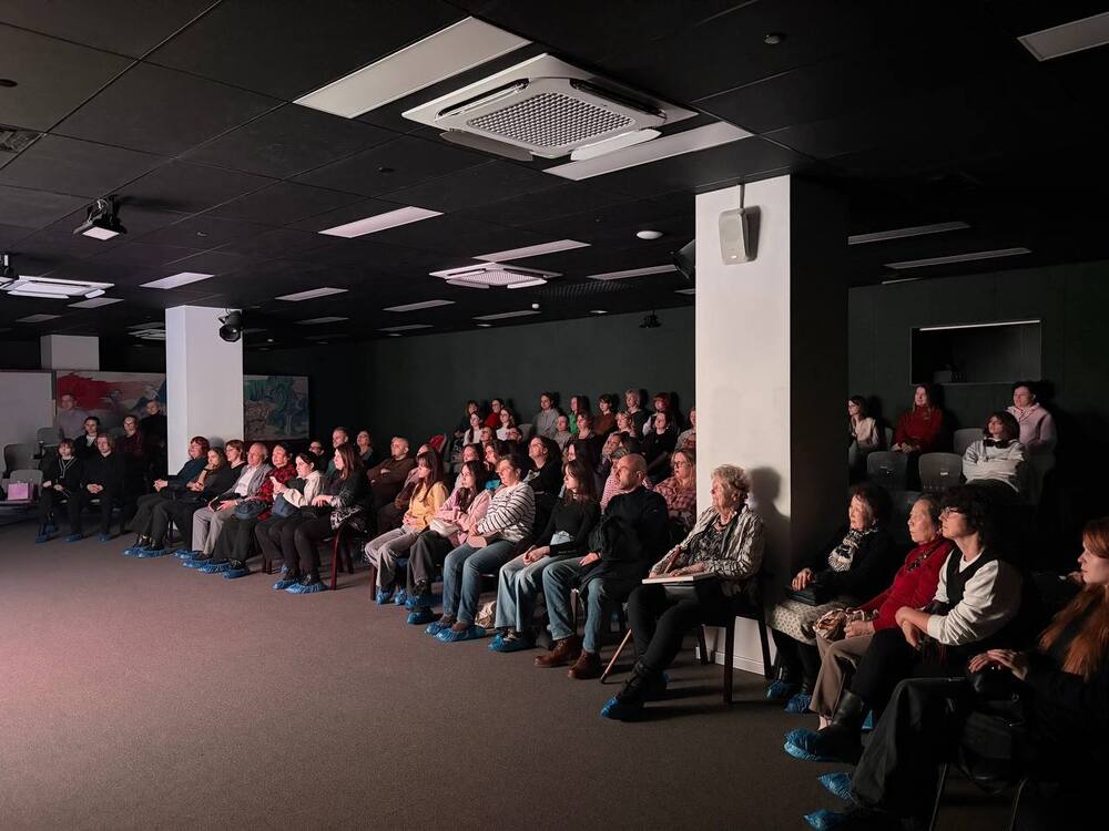 ▲ Показ фильма «Дорога к дому»