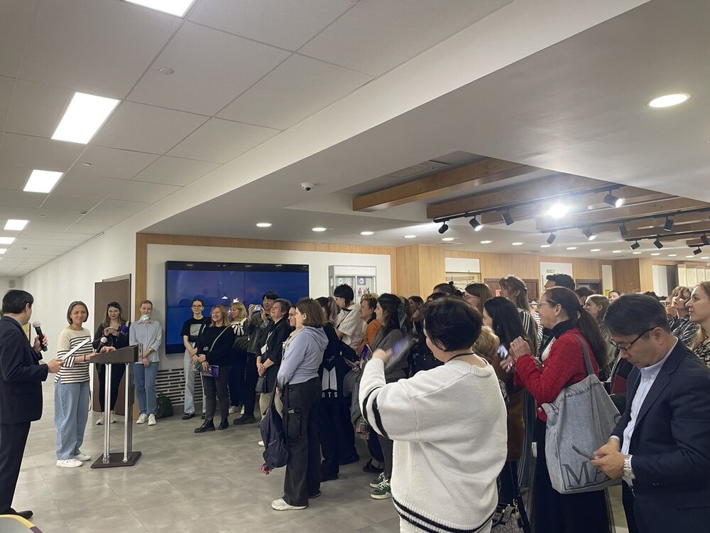 ▲ 박정곤 문화원장 환영사