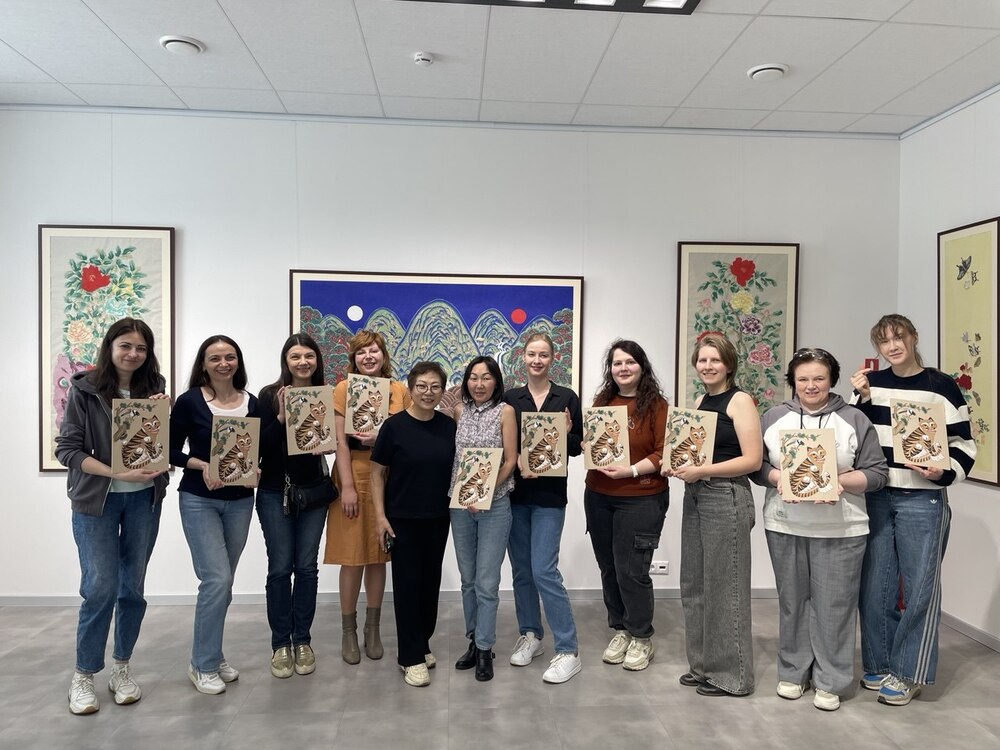 ▲ 민화 마스터클래스 참가자(2)